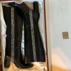 Black Knee high boots